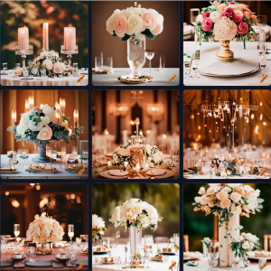 Wedding Table Centerpieces & Decor