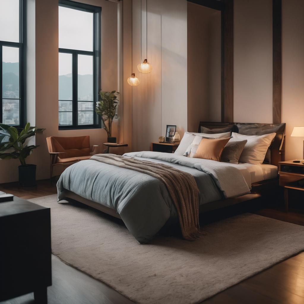 Japandi-Inspired Bedroom