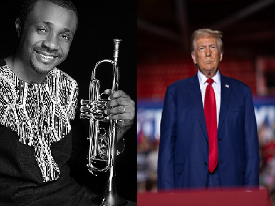 Nathaniel Bassey and Donald Trump 